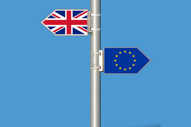 Symbolbild Brexit, Flaggen