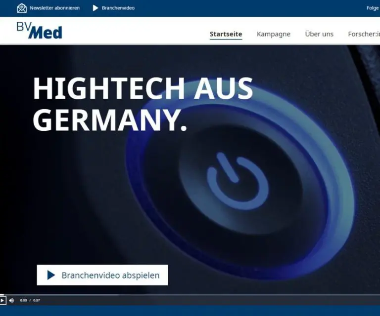 Teaser Kampagne BVMed für Medtech-Branche
