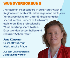 Jana Künstner zum Thema Homecare & Wundversorgung