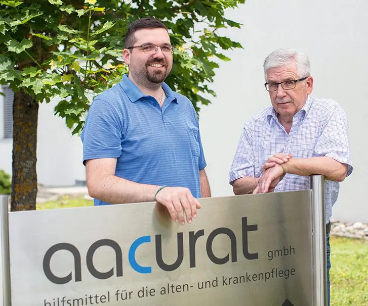 Geschäftsführer-Duo von aacurat