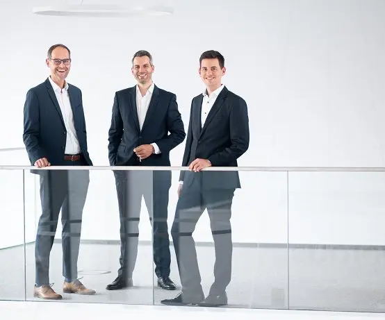 Die drei neuen Männer im Vorstand der opta data Gruppe.